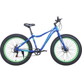 Велосипед 26 avenger fat c262d, синий / зеленый неон, 17.5 %Future_395 (фото 1)