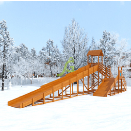 Зимняя горка igragrad snow fox 12 м с двумя скатами %Future_395 (фото 1)